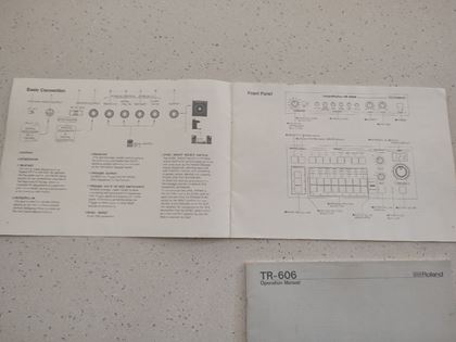 Roland-SH5 + SH1000 +TR606+CR8000 manuals